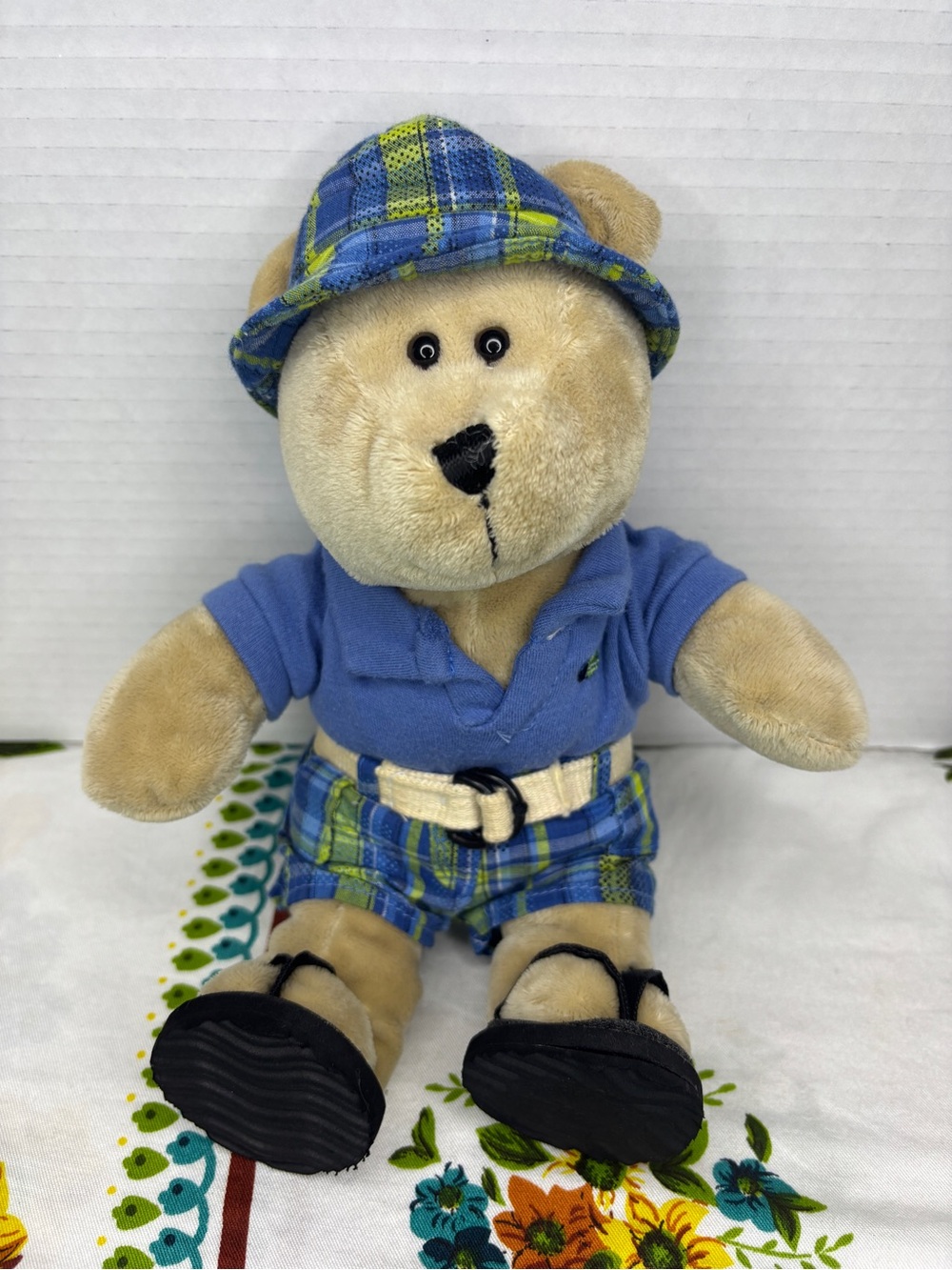 Starbucks Coffee Summer Boy Bearista Bear 2007 Plush Collectible Stuffed Animal